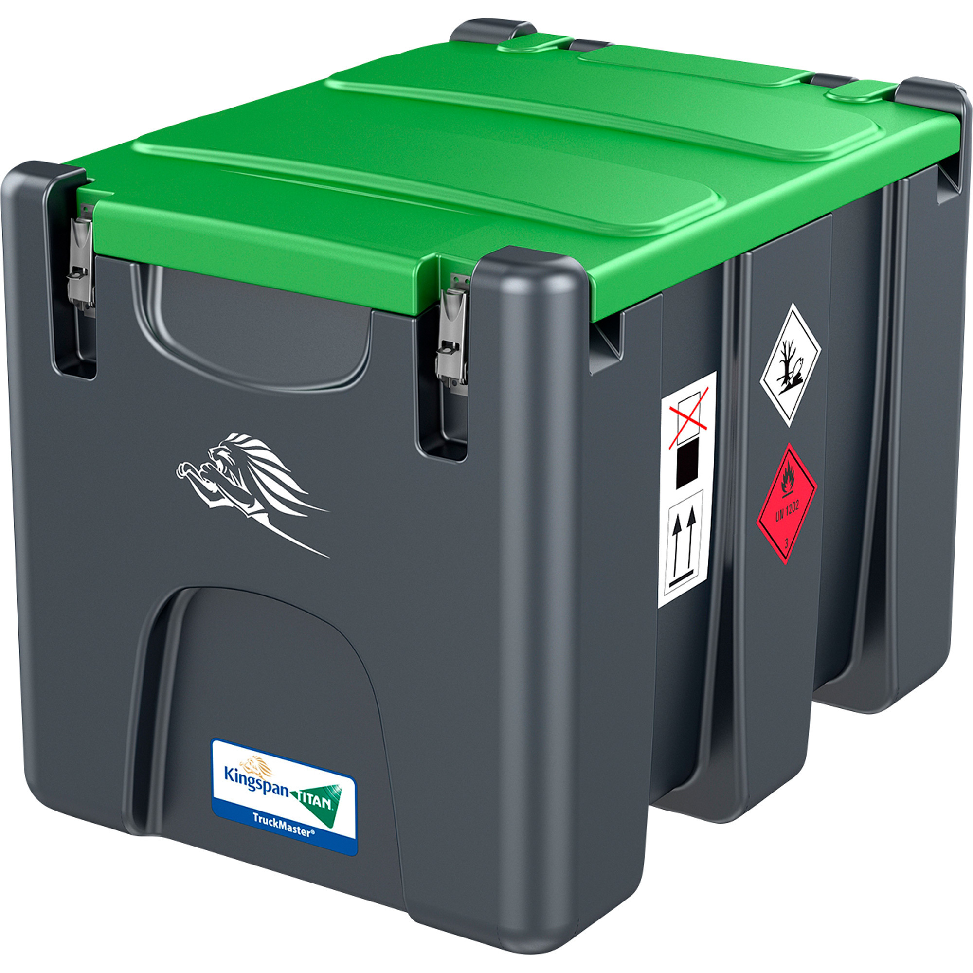 Kingspan TruckMaster Portable Diesel Fuel Storage Tank and Pump Set, High Flow 15 GPM Pump, 53-Gallon Capacity, Model# 9539-KP-0023891